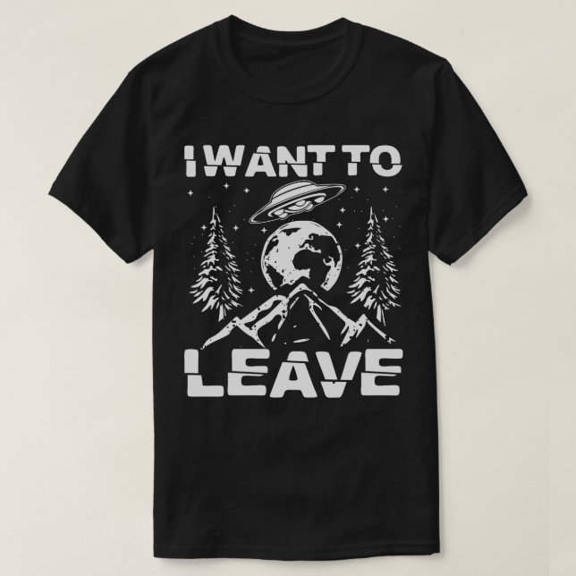 T-shirt Je Veux Partir (Design devant)