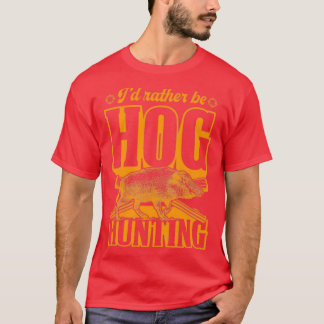 T-shirt Je Veux Plutôt Chasser Le Meilleur Elk De Canard E