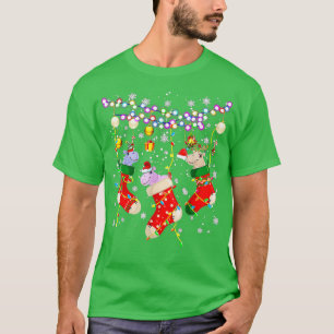 T-shirt Je Veux Un Hippopotame Pour Noël Hippo De Noël Pou