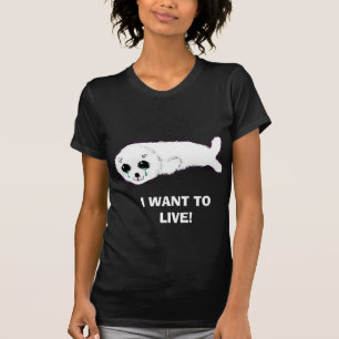 T-SHIRT , JE VEUX VIVRE !