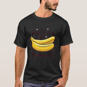 T-shirt Je Veux Voir Ma Banana Hammock Papa Plaisanter