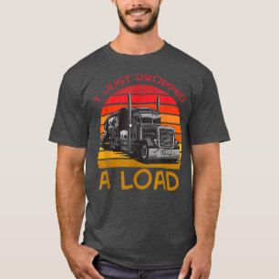 T-shirt Je Viens De Laisser Tomber Une Conception De Charg