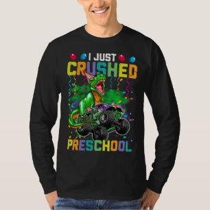 T-shirt Je viens d'écraser les garçons dinosaures de mater