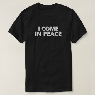T-shirt Je Viens En Paix (Chemise Couples Correspondantes)