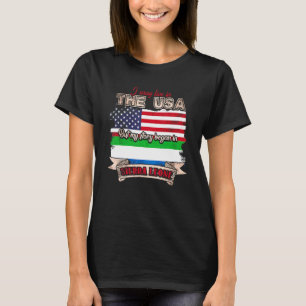 T-shirt Je Vis Peut-Être Aux Etats-Unis Mais Mon Histoire 