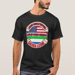 T-shirt Je Vis Peut-Être Aux Etats-Unis Mais Mon Histoire 