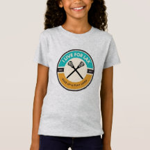 Je Vis Pour Lax Classic Logo Girls Tee