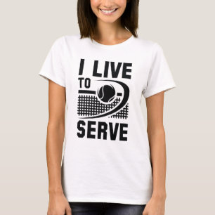 T-shirt Je Vis Servir