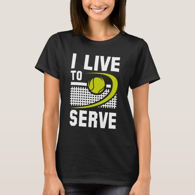 T-shirt Je Vis Servir (Devant)