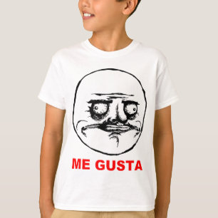 T-shirt Je visage Meme de rage de Gusta