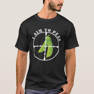 T-shirt Je vise à pois Veggie Pun Pun World Peace