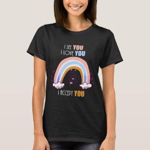 T-shirt Je vois que je vous aime Je vous accepte LGBTQ All