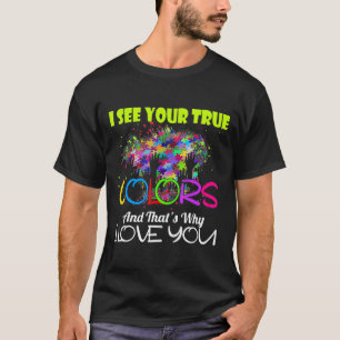 T-shirt Je Vois Votre Chemise De Sensibilisation Autiste V