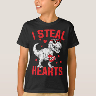 T-shirt Je vole 67 cœurs drôle six sept Saint-Valentin Din