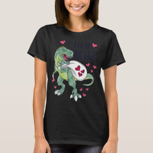 T-shirt Je Vole Coeur, Dinosaure Drôle Pour Valentine