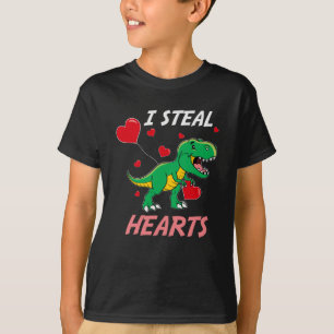 T-shirt Je vole Coeurs Funny Dinosaur T Rex Valentines Jou
