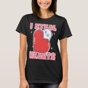 T-shirt Je vole Coeurs Panda Ours Animal