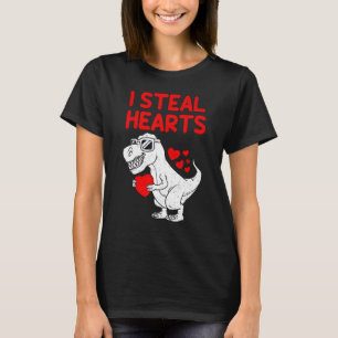 T-shirt Je vole Coeurs T Rex Dino Valentines Jour aujourd'