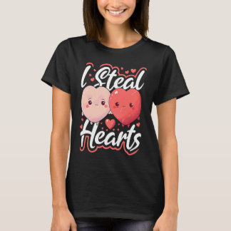 T-shirt Je vole des cœurs pour la Saint-Valentin