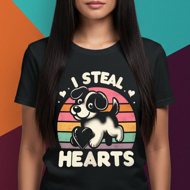 T-shirt Je vole les coeurs (Créateur téléchargé)
