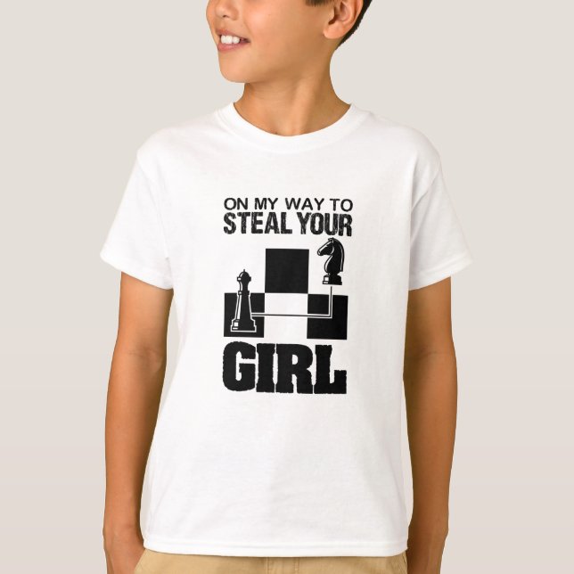 T-shirt Je vole ta fille (Devant)