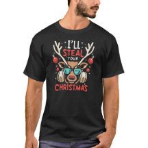 Je volerai votre Noël. Humour de vacances.