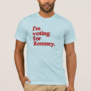 T-shirt Je VOTE POUR ROMNEY