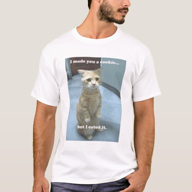 T-shirt je vous ai fait un biscuit (Devant)