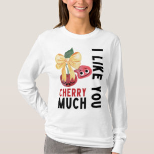 T-SHIRT JE VOUS AIME BEAUCOUP CHERRY