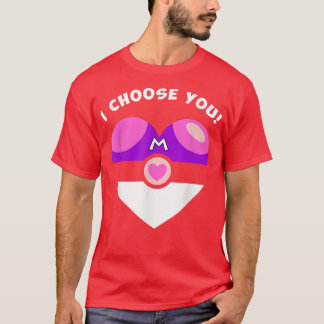 T-shirt Je vous choisis Valentine's Day Vidéo Jeu Parodie 