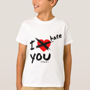 T-shirt Je vous déteste
