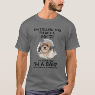 T-shirt Je vous dis que je ne suis pas un Tzu chiite Je su
