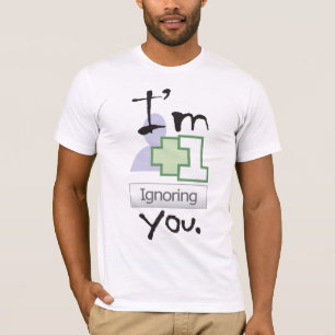 T-shirt Je vous ignore
