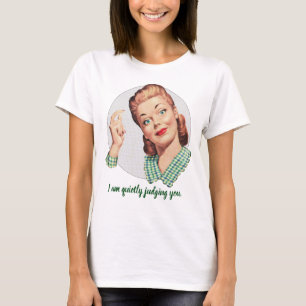 T-shirt Je vous juge tranquillement