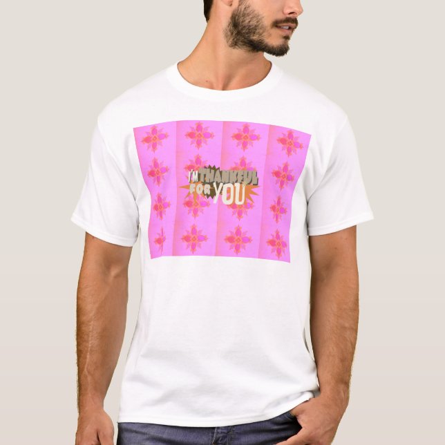 T-shirt Je vous remercie : Une expression sincère (Devant)