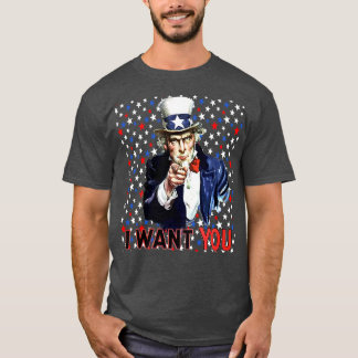 T-shirt Je Vous Veux Avec Arrière - plan Motif