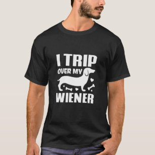 T-shirt Je Voyage Sur Mon Wiener Meilleur Ami Chien Dachsh