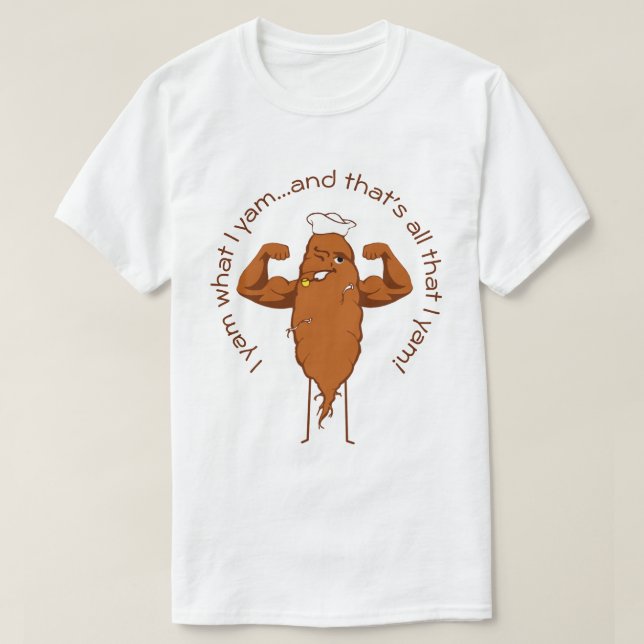 T-shirt Je Yam Ce Que Je Yam (Design devant)