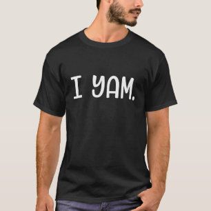 T-shirt Je yam patate douce pour correspondre au costu d'a