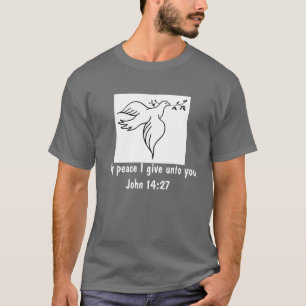 T-shirt Jean 14:27 Verset biblique Religion Christianity D