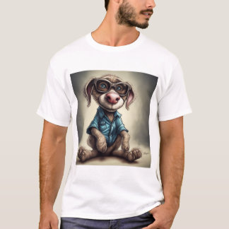 T-shirt jean animal