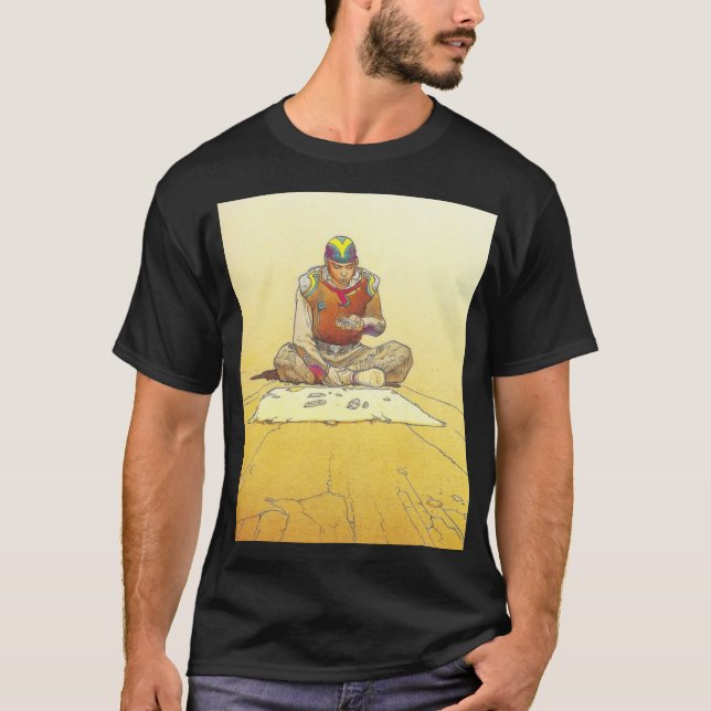 T-shirt Jean Giraud Moebius 3caesium boy (Devant)