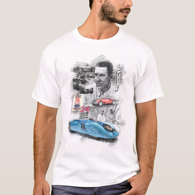 T-shirt Jean-Pierre Wimille (Devant)