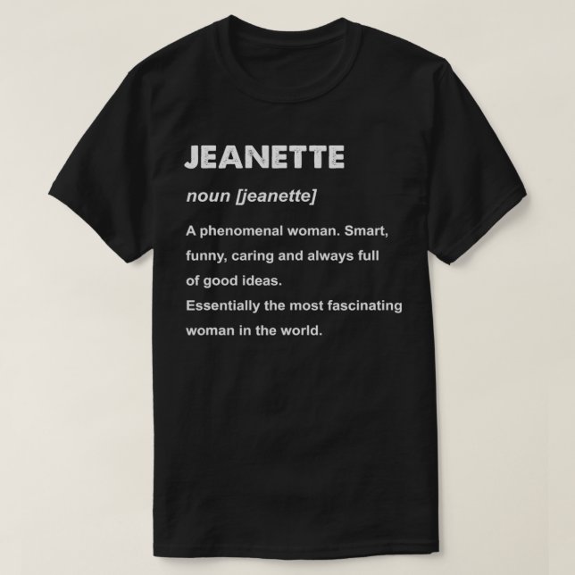 T-shirt Jeanette  (Design devant)
