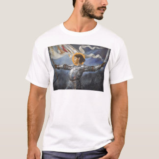 T-shirt Jeanne d'Arc avec la bannière