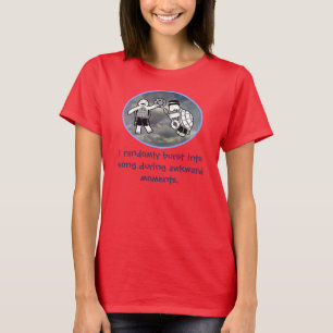 T-shirt J'éclate aléatoirement dans la chanson pendant d