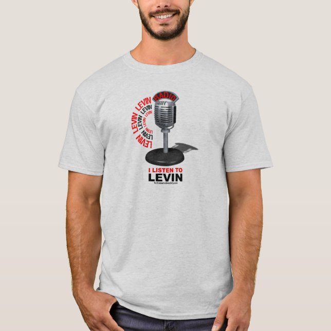 T-shirt J'écoute Levin (Devant)