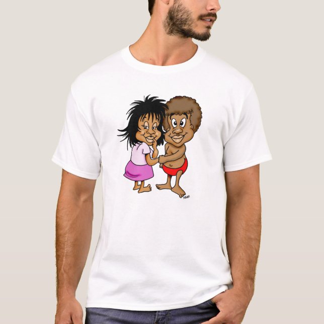 T-shirt Jedda aime Bunji (Devant)