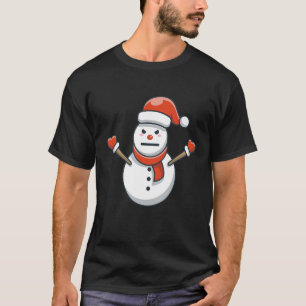 T-shirt Jeezy Snowman hiver Angry Snowflakes Chaud T
