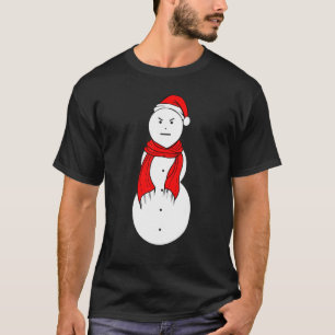 T-shirt Jeezy Snowman Mad Snowman Noël